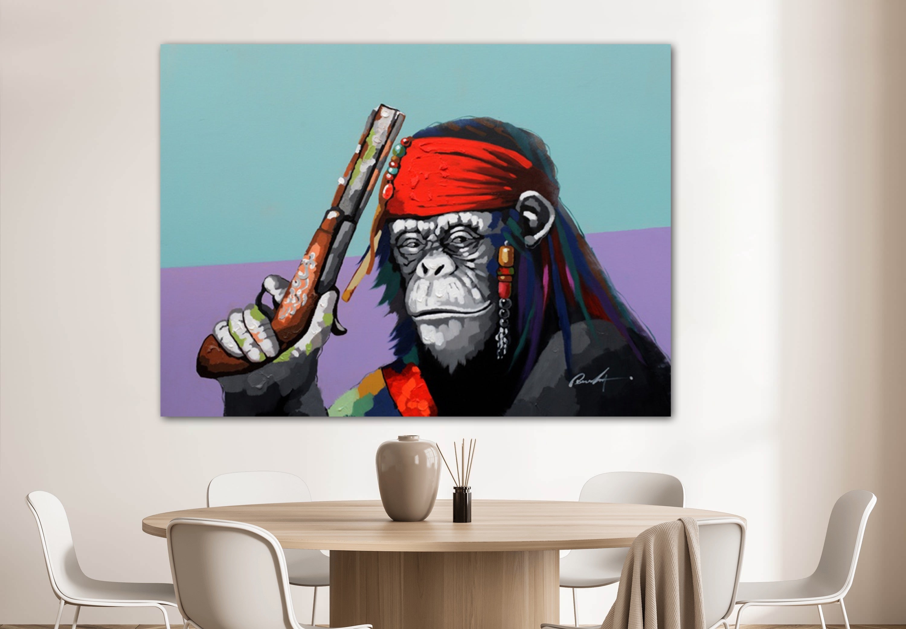 El mono provocado