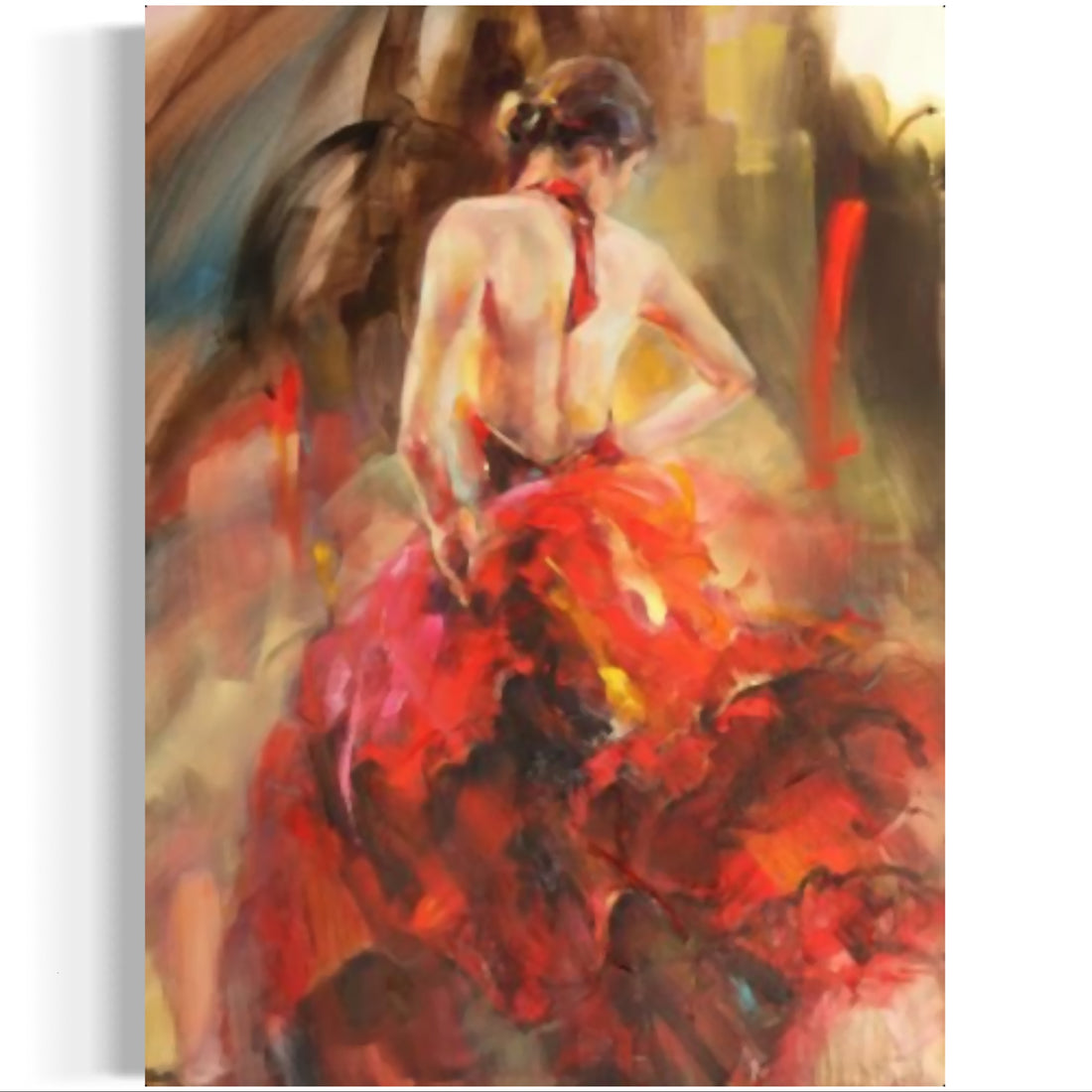 Dama de rojo