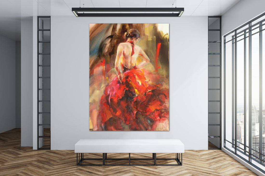 Dama de rojo